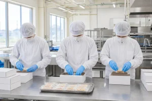 梱包、検品作業の作業風景（神戸市西区）
