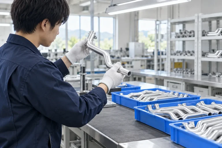 カーエアコン用アルミ配管の検査スタッフ（日勤・残業なし）